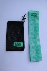 Green Tie Dye Short Resistance Band (Medium Resistance)