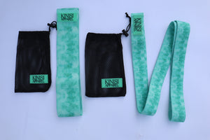 Green Tie Dye Short Resistance Band (Medium Resistance)