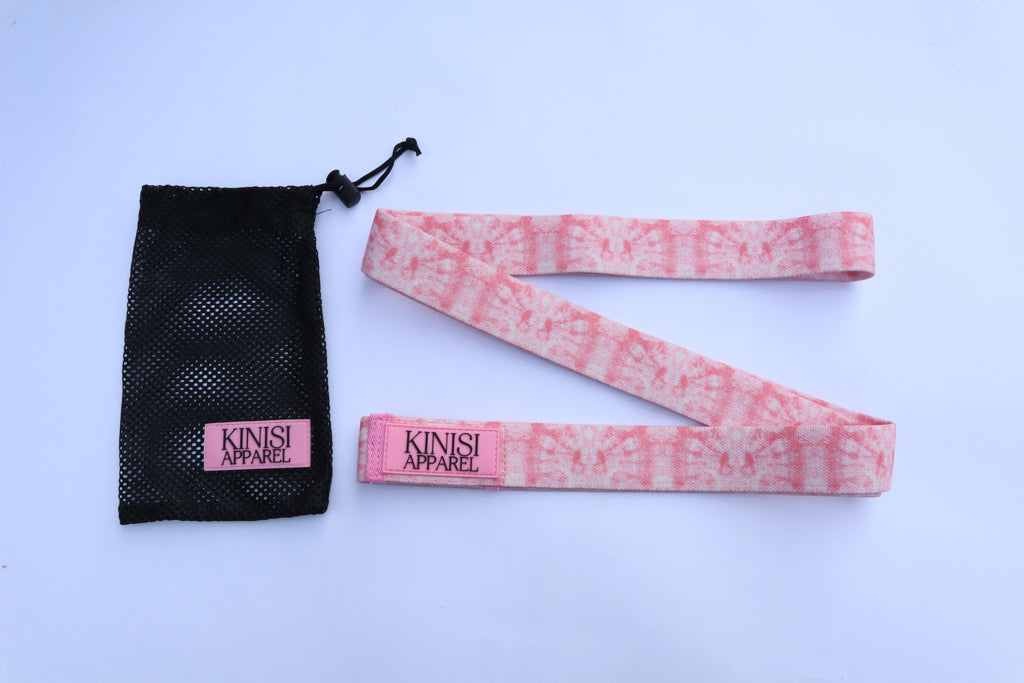 Pink Tie Dye Long Resistance Band (Lite Resistance)