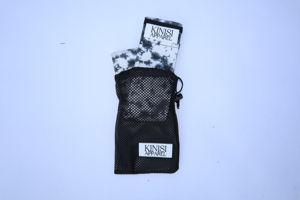 Black Tie Dye Short Resistance Band (Heavy Resistance)