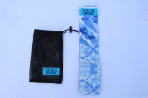 Blue Tie Dye Resistance Short Band (Medium Resistance)
