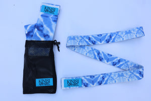 Blue Tie Dye Resistance Long Band (Medium Resistance)