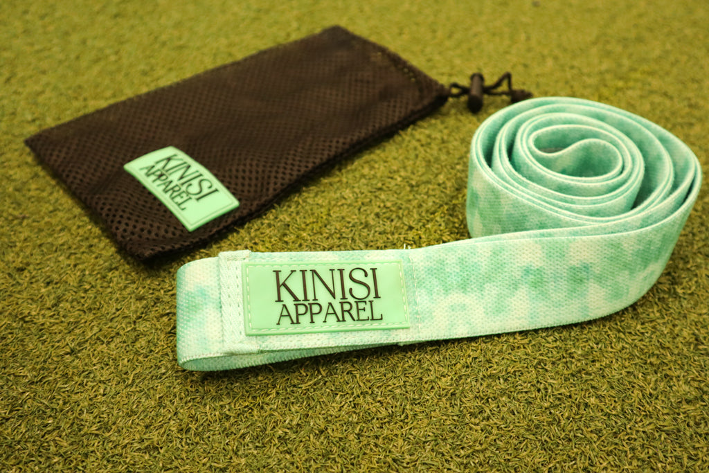 Green Tie Dye Long Resistance Band (Medium Resistance)